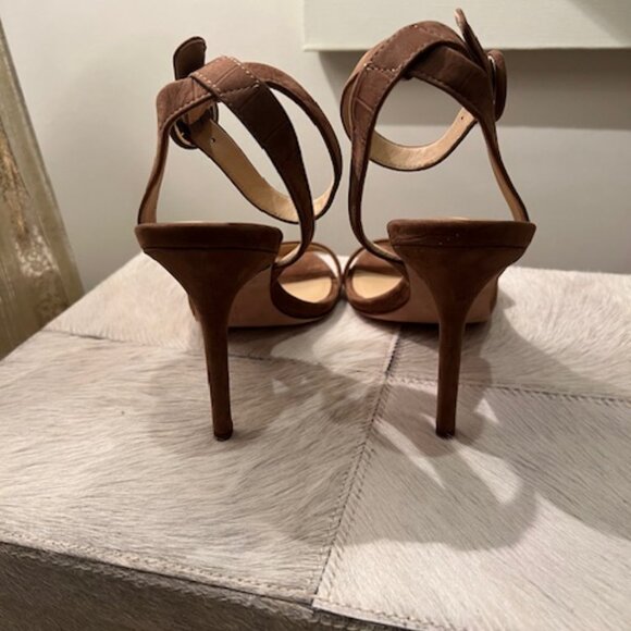 Veronica Beard Darcelle Ankle-Strap Stiletto Heels - Picture 4 of 9